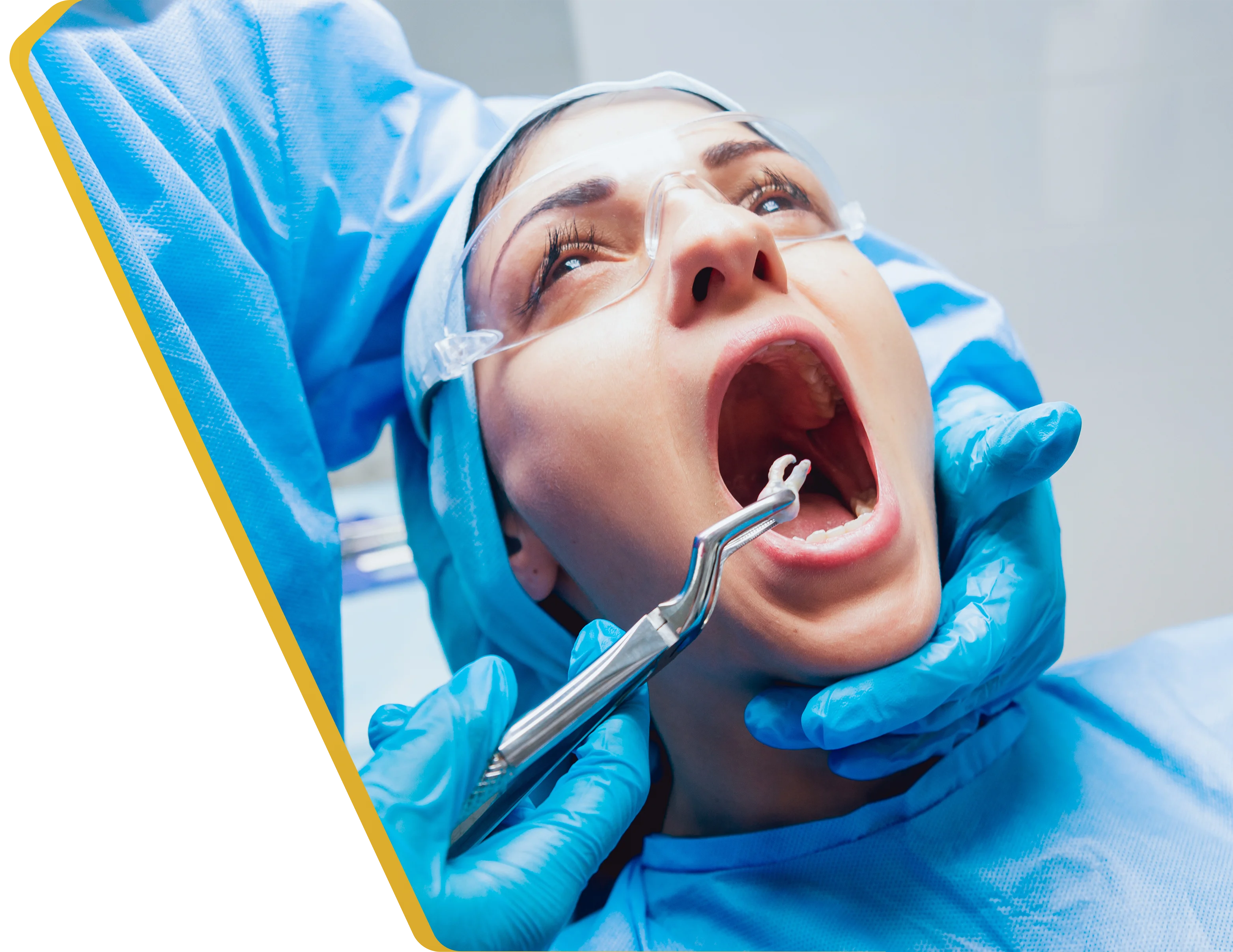 A calm, comfortable patient at Dentistry at Millennium Park in Chicago