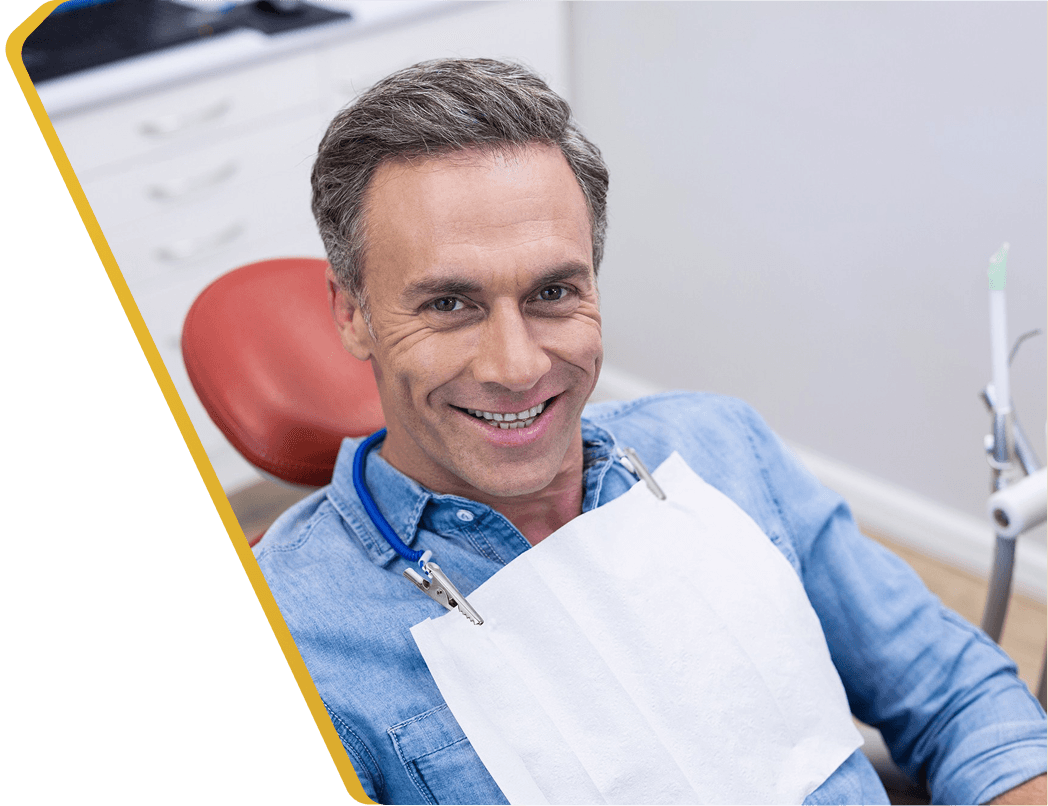 A patient's restored tooth after a same-day crown at Dentistry at Millennium Park in Chicago