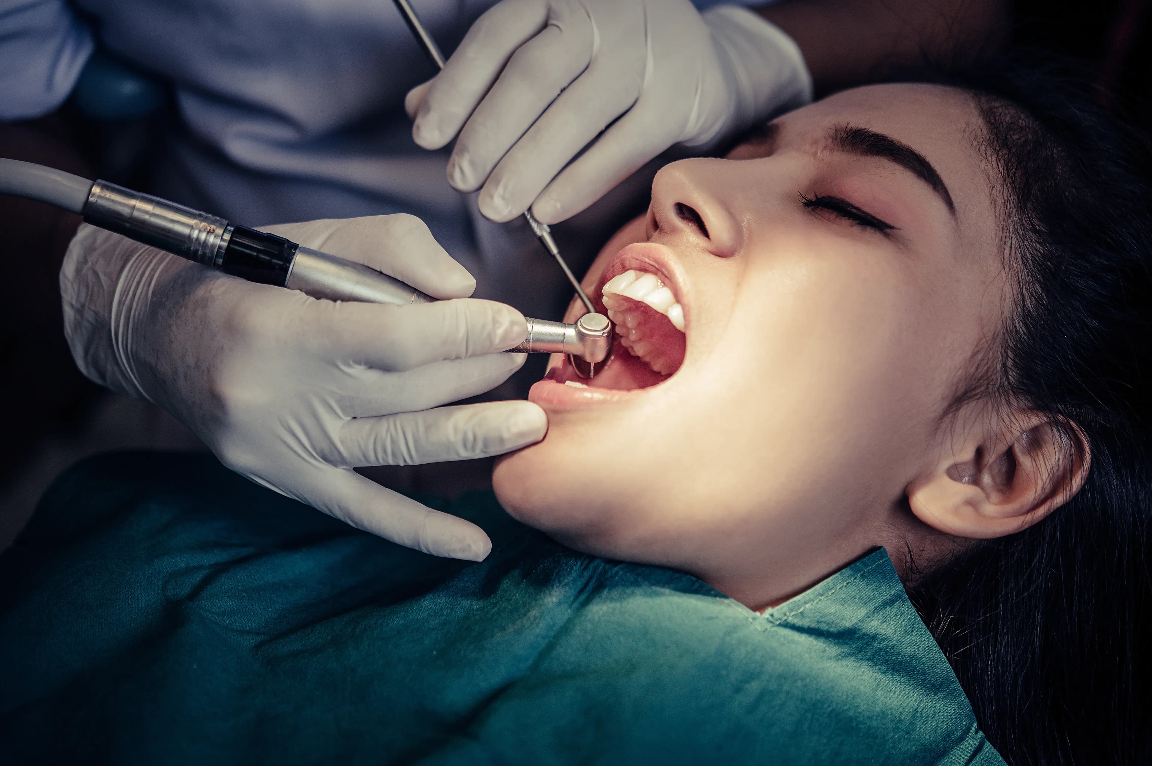 A patient's natural-looking smile after a tooth-colored filling at Dentistry at Millennium Park in Chicago