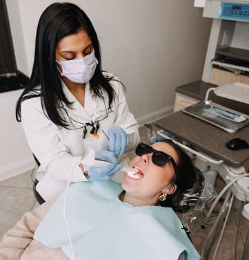 Cosmetic dentistry smile result