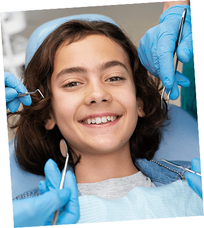 Cosmetic dental treatment detail
