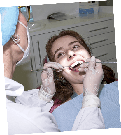Cosmetic dental treatment detail
