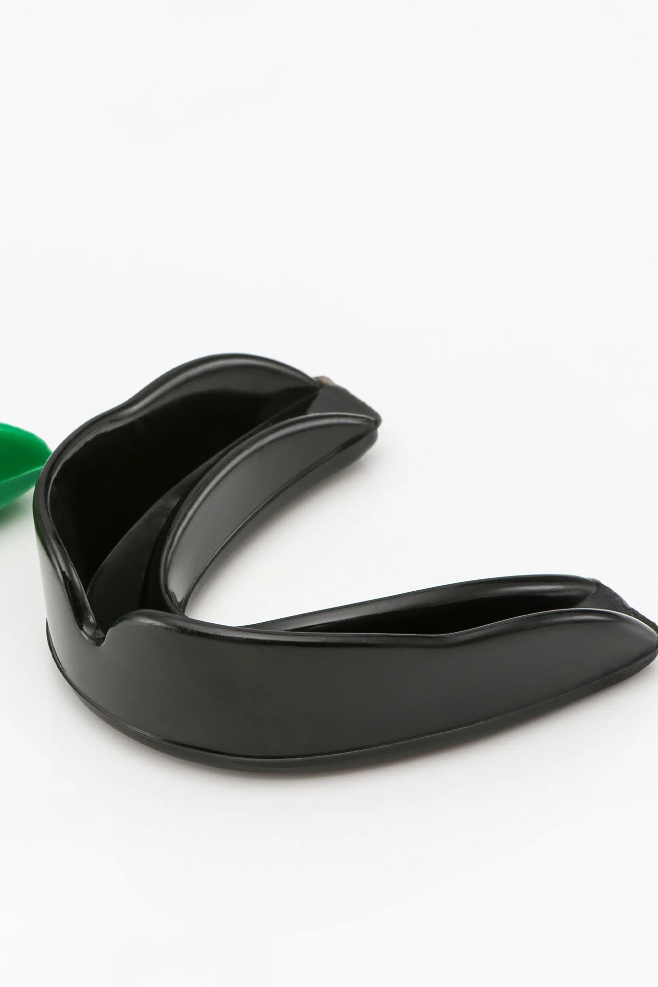  A custom-fitted sports mouthguard for an athlete
