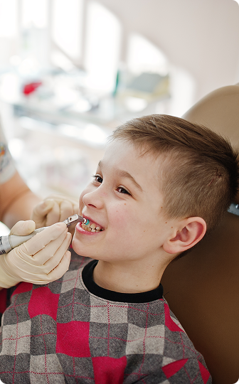 A gentle, kid-friendly dental cleaning and checkup